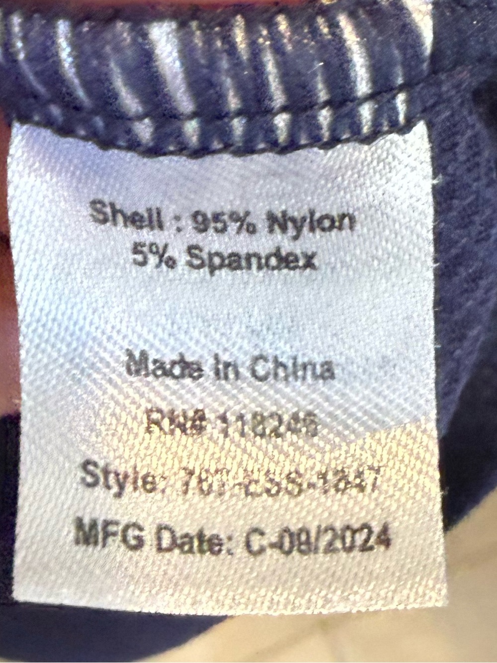 Cabana Life Sport Navy Blue Textured Dress – Size Small - Picture 6 of 6
